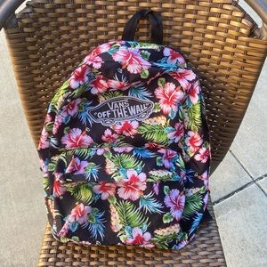 Floral Vans Backpack